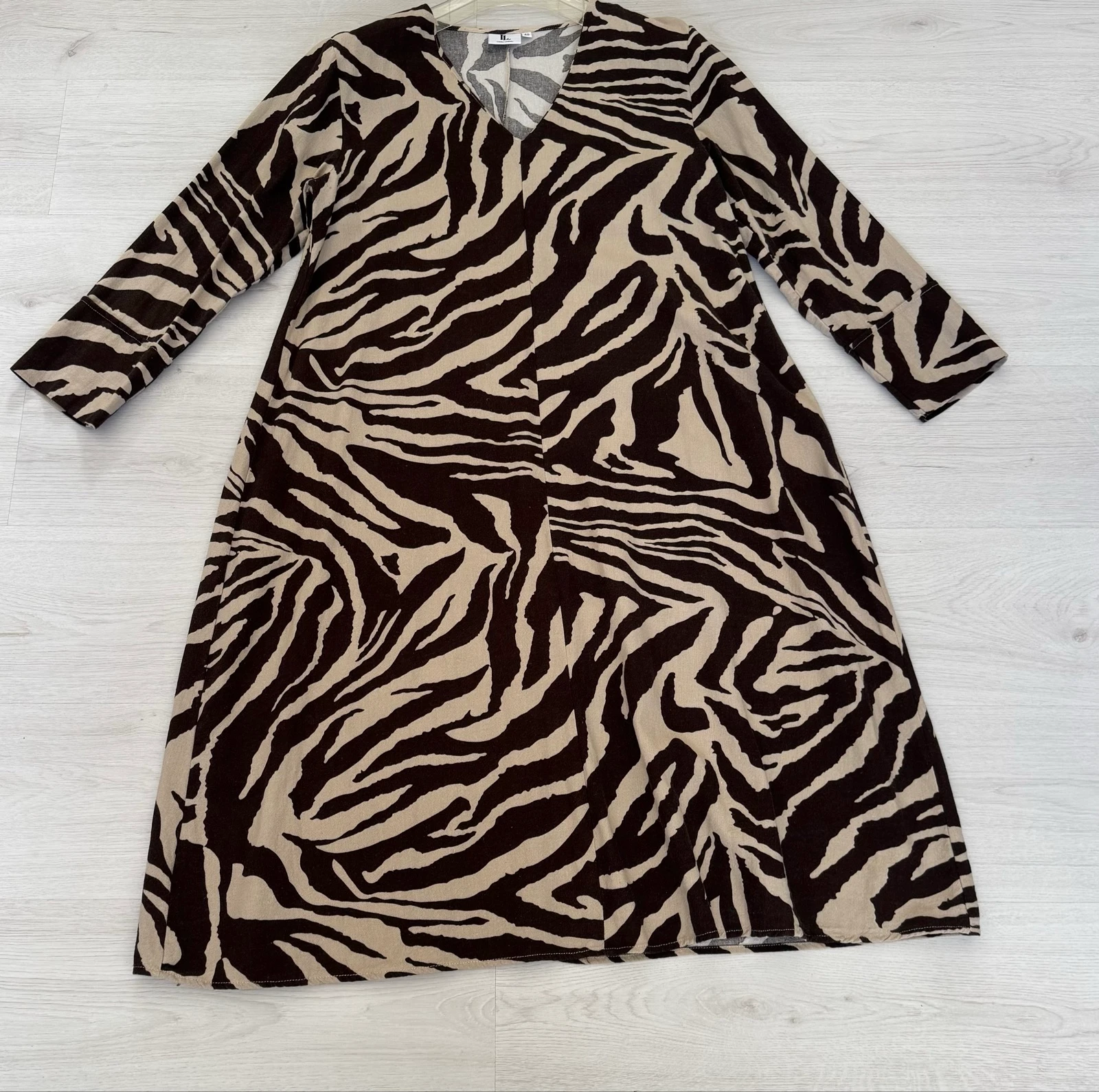 Linea Loressi zebraprint jurk maat 40 linnenmix – photo 7
